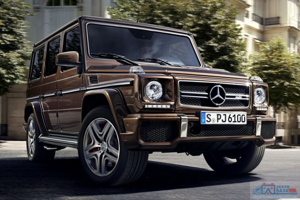 Подбор аккумулятора на Mercedes-Benz G-class W463 (Мерседес w 463)