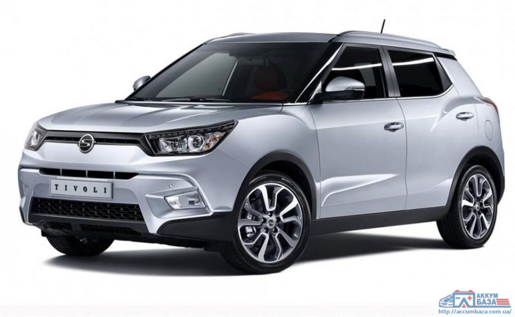 Подбор аккумулятора на Ssang Yong Tivoli (Санг йонг Тиволи)