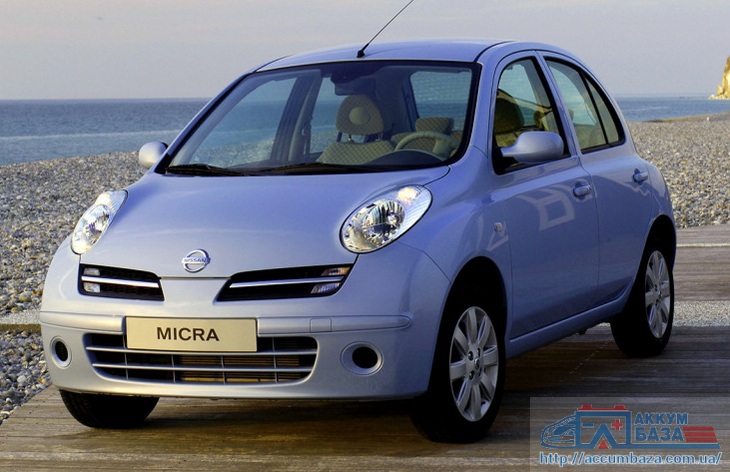 Подбор аккумулятора на Nissan Micra (Ниссан Микра)