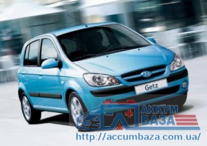 Подбор аккумулятора на Hyundai Getz (Хендай Гетц)