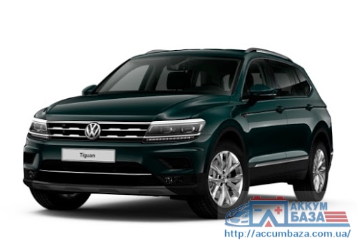 Подбор аккумулятора на Volkswagen Tiguan (Фольксваген Тигуан)
