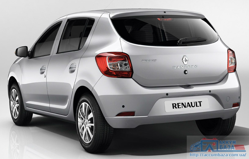 Подбор аккумулятора на Renault Sandero (Рено Сандеро Степвей)