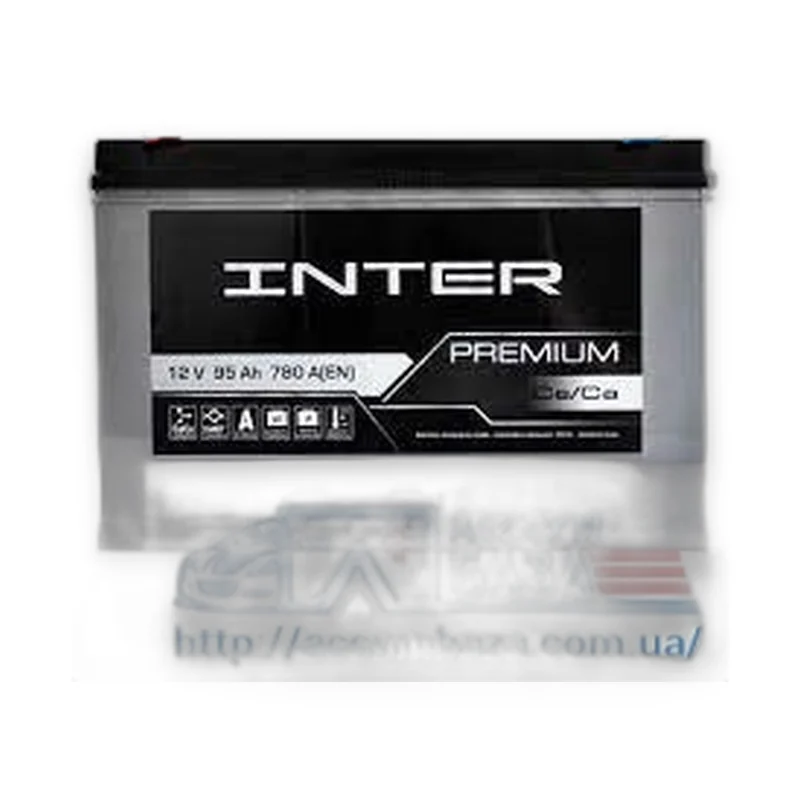 Акумулятор INTER 6СТ-95 (1) 780A Premium ASIA