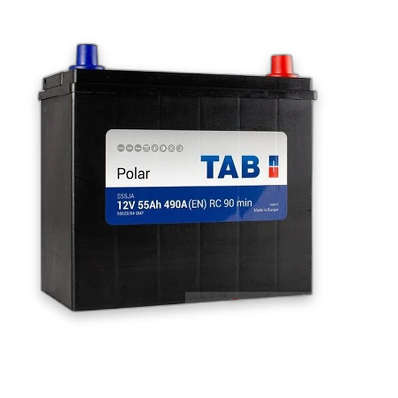Акумулятор TAB 6СТ-55 (0) 490А Polar ASIA (B24)