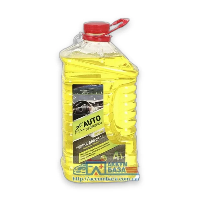 Омивач скла Літо 4 л (лимон) AUTO ASSISTANCE