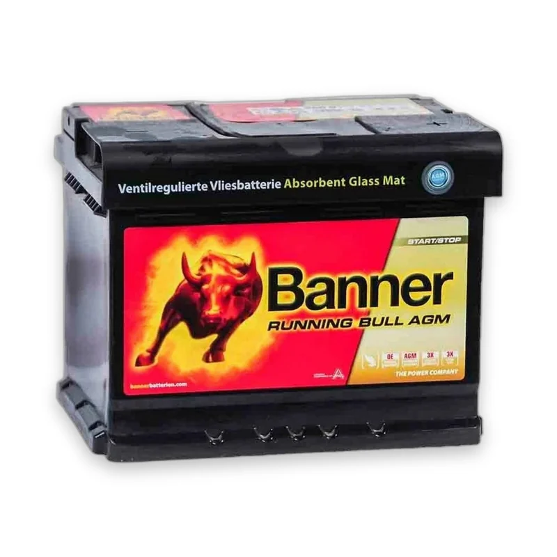 Аккумулятор BANNER 6CT-50 (0) 450А Running Bull AGM (P50 03 DT)