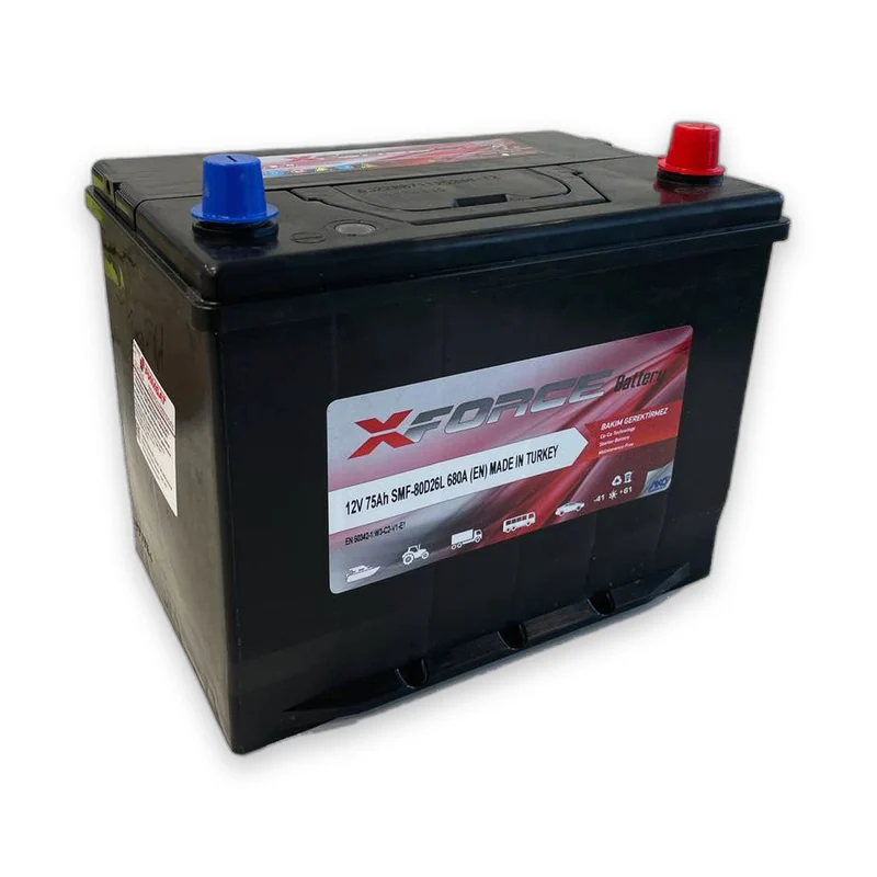 Аккумулятор X-FORCE 6СТ-75 (0) 680A JP