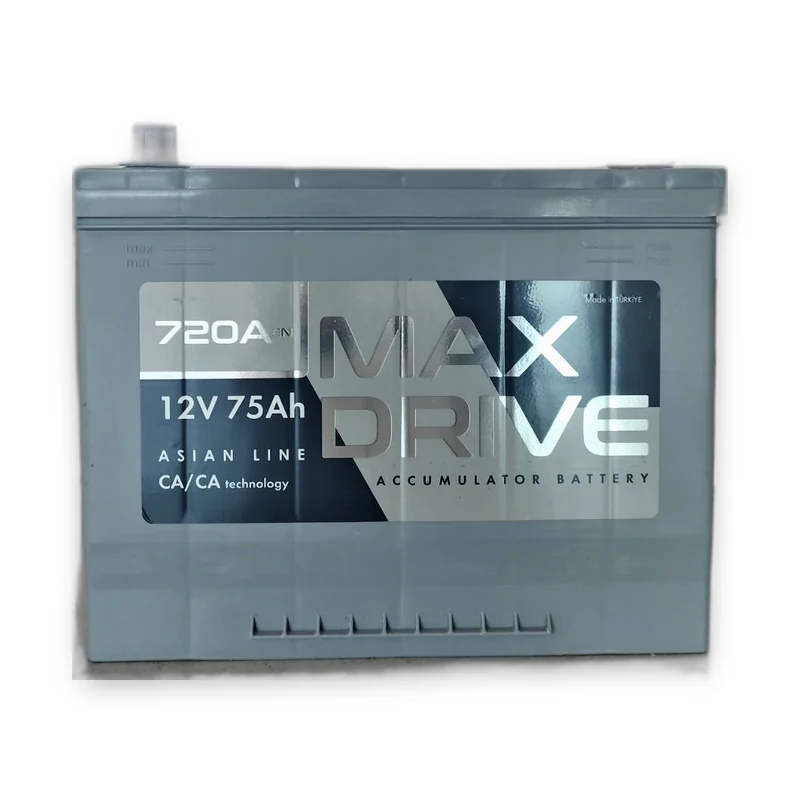 Аккумулятор MAX DRIVE 6СТ-75 (0) 720А ASIA (D26)