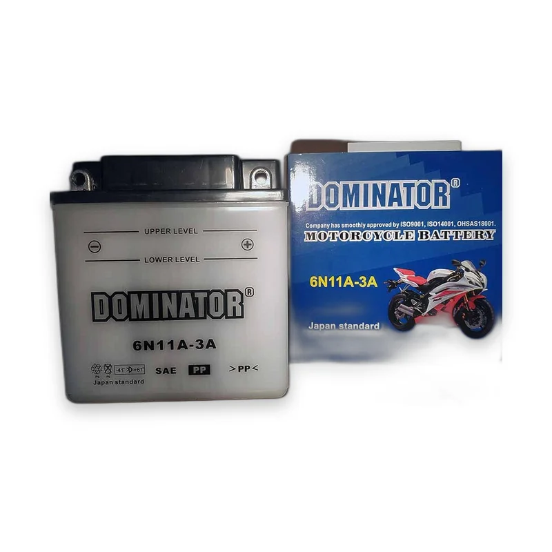 Акумулятор DOMINATOR 6V 11Ah 6N11A-BS (MF)