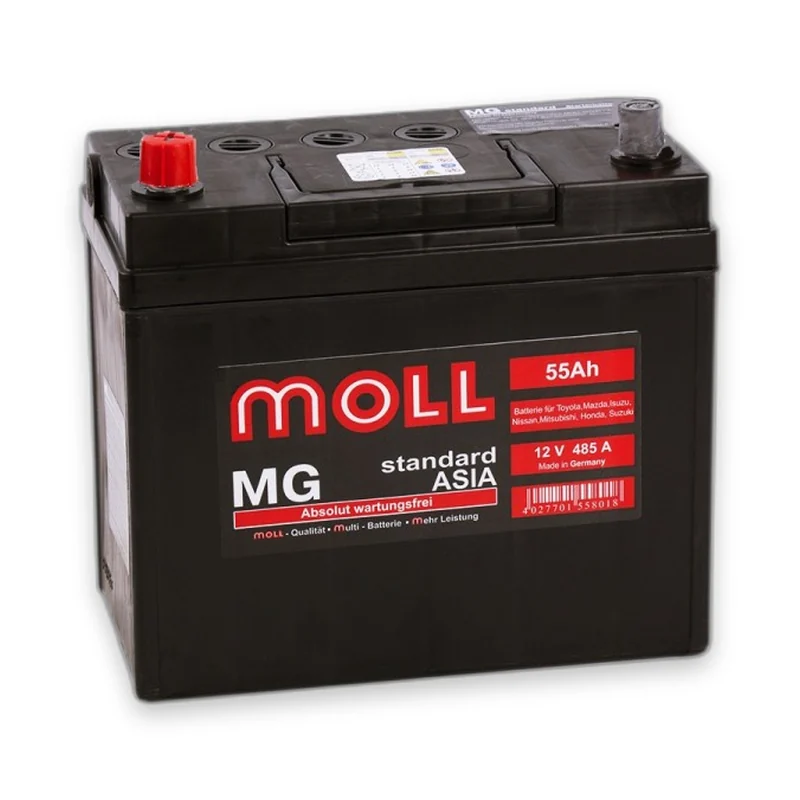 Акумулятор MOLL 6СТ-55 (0) 485А SLI classic
