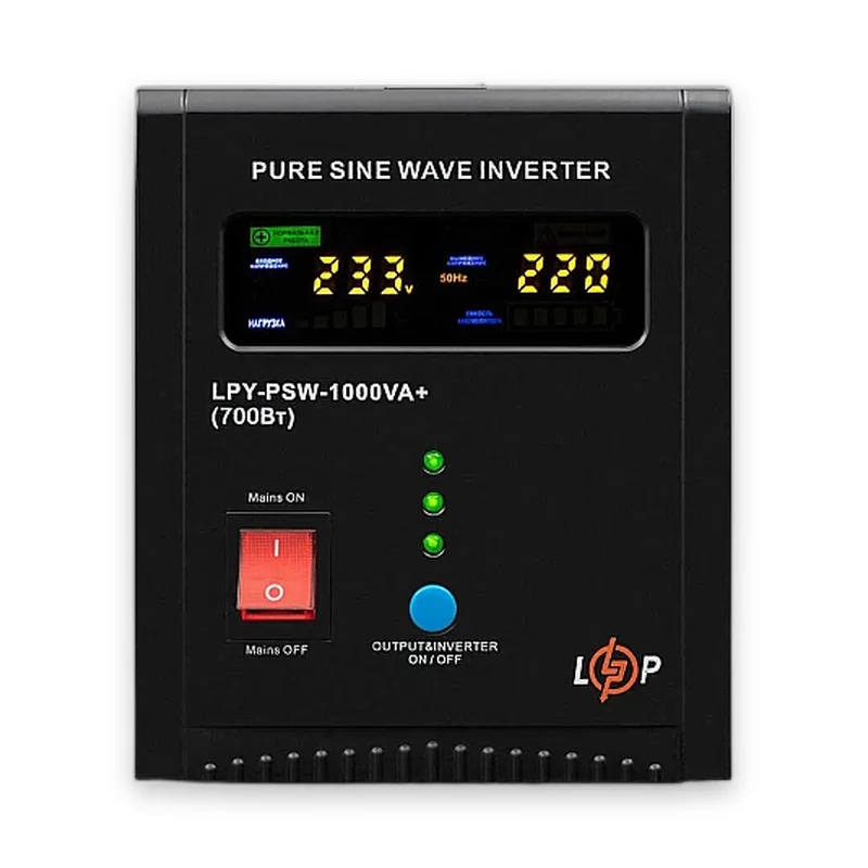 Джерело безперебійного живлення LPM-PSW-1000VA