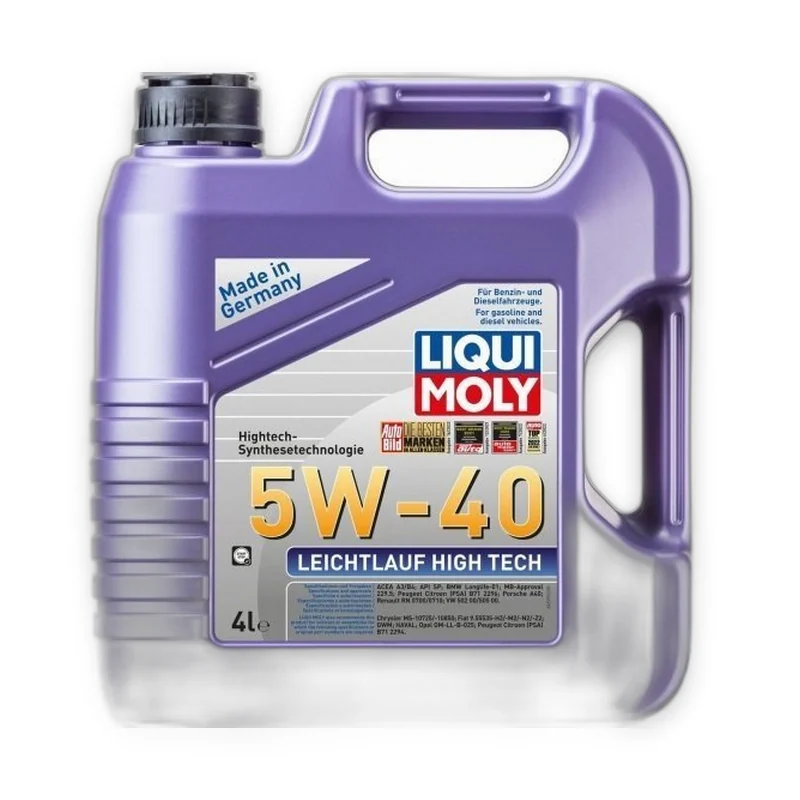Моторна олива LiquiMoly Leichtlauf High Tech 5W-40 4л